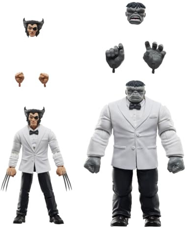 Marvel Legends Series Marvel's Patch und Joe Fixit, Wolverine Action-Figuren, Blue, Yellow, Green