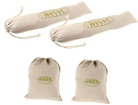 BESTonZON Fournitures de Pâtisserie à Domicile Lot de 4 à Réutilisables Pochettes de Rangement pour à Cordon Supports à Antiadhésifs Résistants à La Chaleur