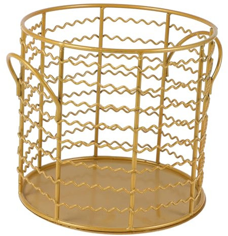SOESFOUFU Iron Art Storage Basket for Fruits and Vegetables Decorative Household Organizer for -saving Design Stylish Iron Holder for Snacks and Sundries