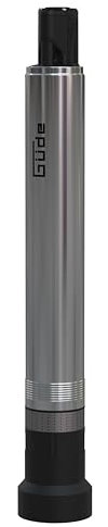 Güde Tiefbrunnenpumpe mit Druckschalter GTT 900.1 (900 W, Fördervolumen: 4500 l/h, max. Förderhöhe: 60 m, max. Eintauchtiefe: 17 m, 9 Laufräder, Pumpen-Ø 100 mm, Edelstahlwelle & -mantel, 20 m Seil