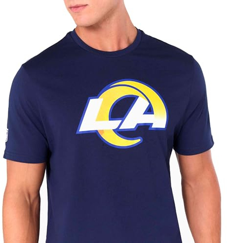 New Era NFL T-shirt amerikansk fotboll logotyp tröja för fans sport, Los Angeles Rams #35345, XL