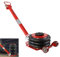 LILIIN Gato hidráulico neumático 3T, elevador de aire, 150 – 400 mm, altura de elevación, plataforma elevadora con asa, gato hidráulico para reparación, color rojo y negro