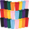 LYCN 24 Pack Reusable Coffee Cups with Lids,16 oz/473ml Plastic Travel Mug Bulk, Colourful Cold Cups Party Tumbler for Iced Hot Coffee Smoothie Milkshake (8 Colors)