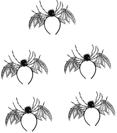 Vaguelly 5st Halloween-stirnband Abschlussball-stirnband Halloween-hüte Für Frauen Kinderkostüme Halloween-party-stirnbänder Halloween-requisiten Halloween-party-kopfschmuck Plastik