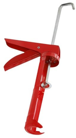 Gadpiparty Professionelles Caulking Tool Aus Metall Robustes Klebewerkzeug Mit Halbrundem Griffdesign Druckbeständig Präzise Steuerung Für Genaue Klebstoffanwendung Vielseitig Und Langlebig