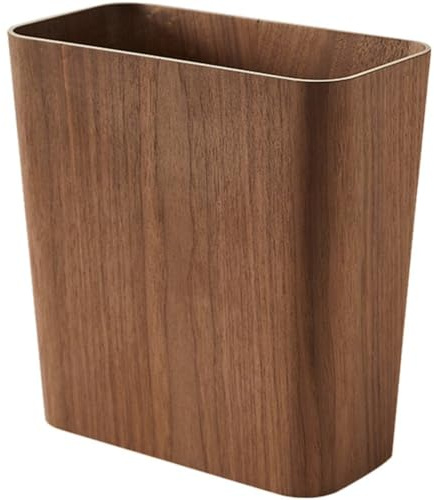 Dianzan Poubelle en Bois, Petite Corbeille À Déchets, Poubelle en Bois Rectangulaire, Poubelle À Papier De Recyclage pour Chambre À Coucher, Salle De Bain, Cuisine, Bureau