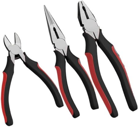 Wire Pliers，Sharp Large Opening Diagonal Pliers Needle Nose Pliers，for Cutting，Twisting and Clamping MetalWires(DHGDC06MXS)