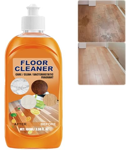 Allzweck 5-in-1 Spainho Bodenreiniger & Polierlösung, Hartholz, Laminat, Fliesen & Marmor Safe | & Geruchsentferner für Wischen Haus, Küche, Bad Böden, Multi- Oberflächenreiniger (1PCS)