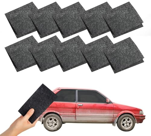 TioRacY 8 Stück Nano Sparkle Tuch Auto Kratzer Original, Kratzer Entferner Auto Entfernt Leichte Kratzer & Schrammen Lackpflege, Wasserflecken und Oberflächenpolieren