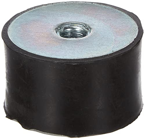 Maschinenfuß Möbelfuß Gummi-Metall-Element mit beidseitigem Innengewinde Typ C (M10 x 10, 50 x 30)