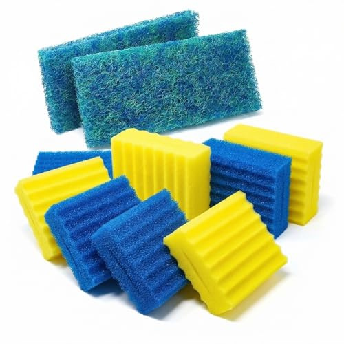 Pondlife Teichfilter Ersatzschwamm- & Japanmatten-Set kompatibel mit OTF 16000 & 350B, passgenaue Filtermedien, Filterschwamm + Japanmatte, auswaschbar, mechanische/biologische Filterung | passgenaue Filtermedien, Filterschwamm + Japanmatte, auswaschbar, mechanische/biologische Filterung
