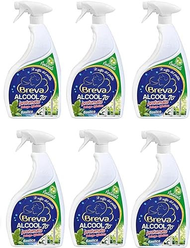 ALCOOL 70° DENATURATO PROFUMATO BASILICO 600 ML (1) (6)