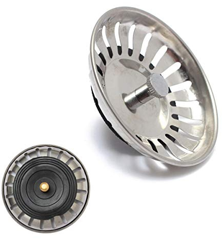 DAQIEPIN El colador de repuesto de 80 mm para cocina se adapta a la mayoría de los fregaderos Franke modernos.