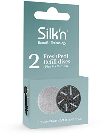 Silk'n FreshPedi Muelas para Quitacallos Eléctrico, Tipos Finas y Medianas