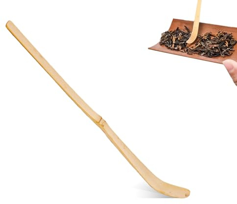 DHWEKU 1 Pieza Cuchara de té matcha de bambú Herramientas Cuchara Teaware Tea Ceremony Utensilios Accesorios Nice and Attractive 18 cm