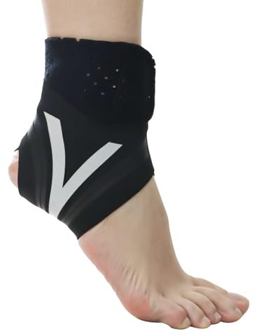 Bcautay Fußbandage Sprunggelenk Einstellbar Bandage Fußgelenk Hochelastisch Knöchelstütze Damen Herren Sprunggelenkbandage für Laufen Sport Arthritis Gelenkschmerzen (Grau)