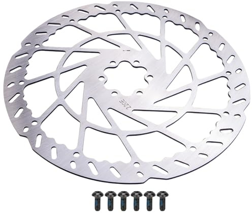 Mocoocouture 140/160/180/203/220mm Edelstahl Bremsscheibe Mit Schrauben Fahrräder Bremsscheibe Für Rennrad Mountainbike