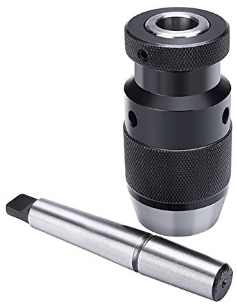 NZBZKKNBCP 1SET 2 MT2 B10 B12 B16 B18 B22 chuck Self Tighten Keyless Machine Accurate Drill Chuck Steel Drill chuck(MT2-B22(5MM-20MM))