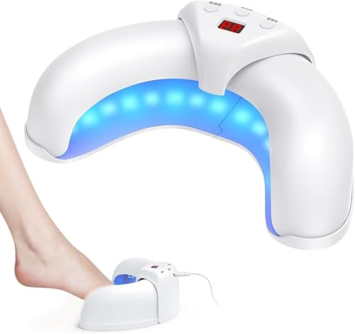 Laser Mycose Ongles des Pieds, Appareil Mycose Ongle Pied, Nettoyage et Réparation Ongles Traitement, 7 Min Par Jour Améliorer Fongique,Pour Plusieurs Ongles des Mains Et des Pieds