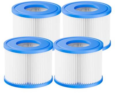 DAYEAR Spa Filtre de Remplacement pour Type S1 4 Pack | Filtre de remplacement pour piscines au-dessus du sol 28429E 28403E 28407E 28443E 28453E 28421E 28423E 11692 SB-h10 JPC01