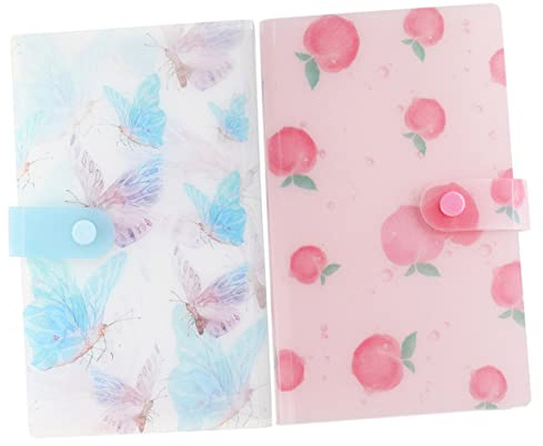 NIYANGLE Nail Art Sticker Organizer Book 120 Slots Manicure Sticker Holder Album Portable Storage for Home and Travel