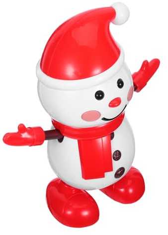 BESTonZON Dancing Snowman Interactive Singing and Dancing Christmas Figure for Holiday Party Decoration for Events Safe Construction Batteries Not Included