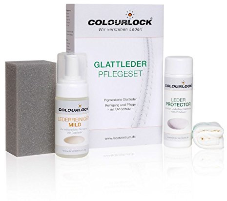 COLOURLOCK Lederpflege Glattleder Pflegeset Mild mit Lederprotector