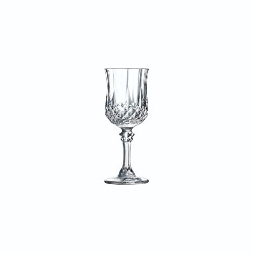 Eclat L9754 Verres à Pied 6 cl-LONGCHAMP, 0.06 liters, Transparent - Lot de 6