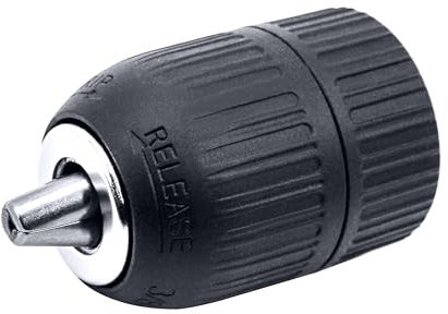 HFS(R) Keyless Drill Chuck for 3/8 Drill with 24 UNF Thread Mount Shaft 2-13mm Capacity