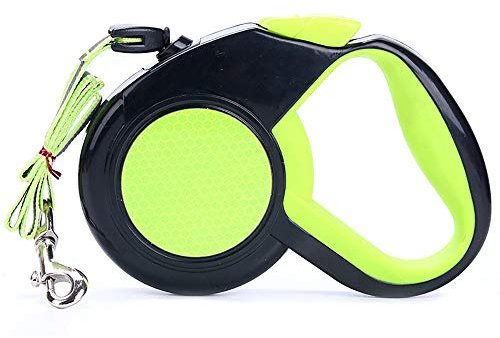 Pingenaneer Einziehbare Hundeleine, 8M Hunde Roll-Leine Automatikleine Reflect Seil Gurt Flexible Hundeleine Hundetraining Leine für Haustier Hunde bis Max. 30kg