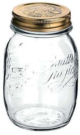 Bormioli Rocco Quattro Stagioni 58284 Lot de 12 bocaux à confiture avec couvercle à visser 70 mm 500 ml