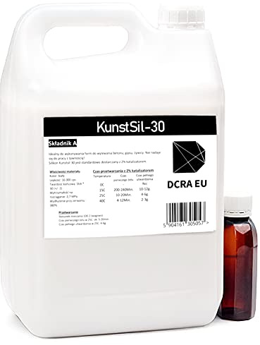 Kunstsil-30 5 kg | Premium Dubliersilikon | Abformsilikon | Silikon-Kautschuk | zur Herstellung von Silikonformen mit Epoxidharz, Gips, Wachs uvm. | DIY 5 kg