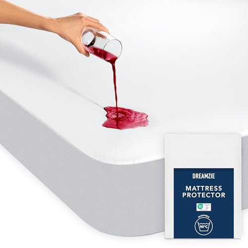 Dreamzie - Matratzenschoner 80 x 200 Wasserdicht - strapazierfähige und wasserdichte Matratzenauflage - Matratzenschoner 80x200 cm - optimaler Schutz und atmungsaktiv