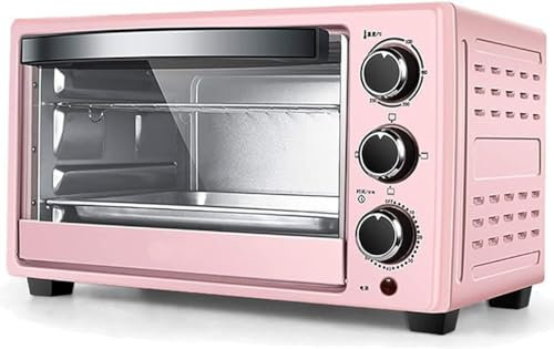 oven mini oven air fryer oven Mini Oven 23 L,Electric Oven 1300 W Adjustable Temperature 70-250 ℃ and 60 Minutes Timer with 3 Heating Functions for Baking Cooking Grill Toaster Oven Air Fryer, (Colo