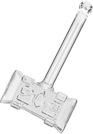 VINTORKY Kreative Hammer Glas Weinflasche Transparenter Rotwein Spender Lustiger Getränk Dispenser Für Bar Zuhause Geschenk