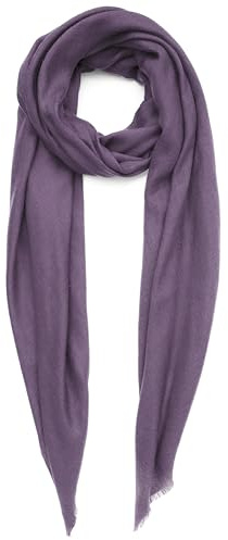 Kaschmirschal Hergestellt in Kashmir (Geschenkpaket) Merinowolle Seiden Kaschmir Schal Große Superfeine Damen Herren Pashmina Unisex Italienische Pflaume