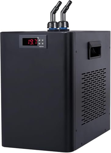 XIAGJAO Enfriador de acuario de 160L/300L/500L, enfriador de agua, enfriador de agua con compresor de diseño silencioso, refrigeración para sistema hidropónico (tamaño: 300L/79GAL)