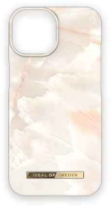 IDEAL OF SWEDEN Printed Case iPhone 16 Pro, rose pearl marble