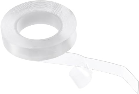 QUARKZMAN Ruban Adhésif Double Face Nano 10FT x 0.6 x 0.04 Ruban De Montage Transparent Amovible Polyvalent Lavable Imperméable Bandes Adhésives Pour Accrocher Des Photos
