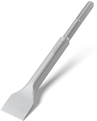 Flat Chisel with SDS Max Shank, 14 Inch Long 2 Inch Wide, Ideal for Removing Concrete Bricks Stones Masonry