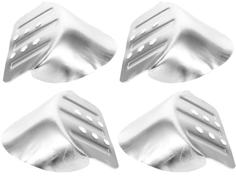 Toyvian 2paare Metallhalterungen Für Stelzen Fersenpolster Für Trockenbau-stelzen Halterung Für Trockenbau-stelzen Zubehör Für Stelzen Ersatz-kits Für Fersenhalterungen