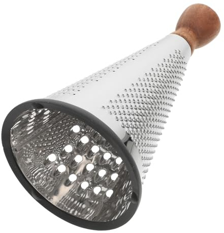 Ipetboom Râpe Acier Inoxydable Poignée Bois Cuisine Quotidienne Et Râpage De Fromage