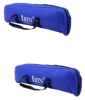BESPORTBLE 2 Stück Tasten Melodica Tasche Blau Wasserdichter Ordner mit Verstärktem Reißverschluss Ergonomischer Griff Farbige Etiketten für Effiziente Dateiverwaltung Robuste Instrumenten