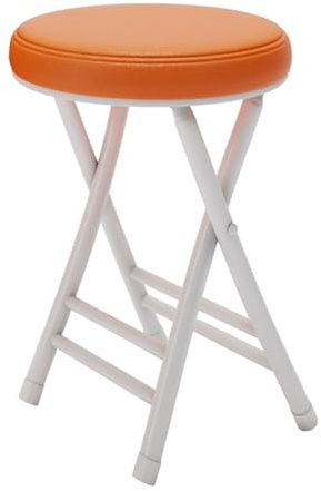 Sgabello da bar pieghevole alto 50,8 cm con poggiapiedi, nessun montaggio richiesto, sedia da cucina portatile per adulti, supporta fino a 120 kg, leggera e facile da riporre