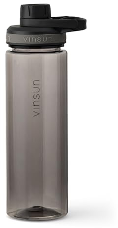 VINSUN Gourde Sport 750ml - Reutilisable, Tritan sans BPA, Étanche, Légère | Convient aux Boissons Gazeuses - Bouteille d'Eau pour le Sport, l’École, l’Uni et le Vélo