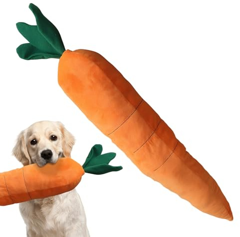 Carrot Dog Rope Chew Toys - Natural Rubber Milk Flavor, Indestructible Wishbone Dog Chew Toy For Aggressive Chewers For Bored Animals Small Large Breeds Indoor Outdoor Living Room Balcony Yard Garden