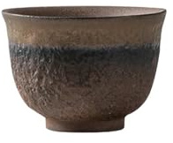 Juego de té de cerámica gruesa, antigua quema temprana, taza de té de cerámica kung fu, taza de estilo antiguo