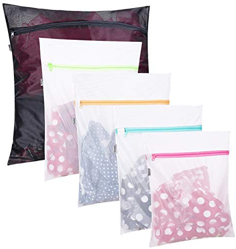 Eono Mesh Wäschesäcke für Waschmaschine Wäschenetz Wäschetasche Wäschebeutel Laundry Bag für Empfindliches, Bluse, Schuhe, BH, Unterwäsche, Babykleidung, Wash Bag - 5-Set