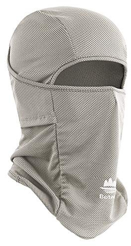 Botack Balaclava Face Mask Sun UV Protection Breathable Full Head Mask for Men Women Skiing Cycling Grey