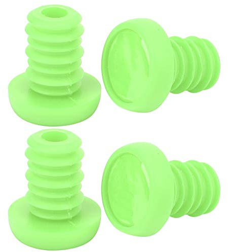 Handlebar End Plugs, Mountain Handlebar Grips End Plugs Polyester Rubber Plugs for 22.2mm Handlebar(Green) Bikes and Spare Parts